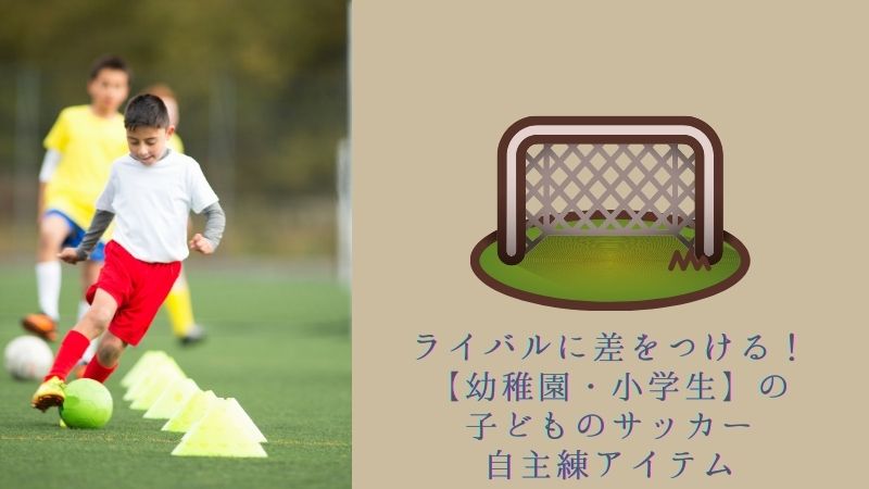 ライバルに差をつける 幼稚園 小学生の子どものサッカー自主練道具 たいらのたんぼブログ